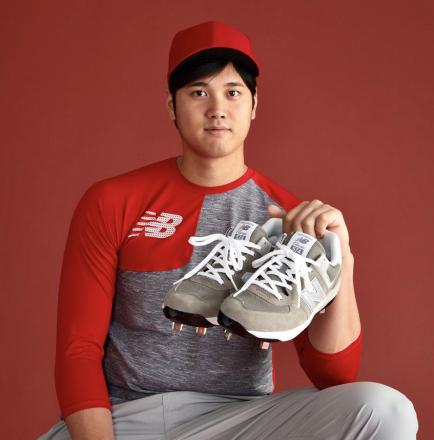  大谷翔平 × ニューバランス 574 クリート