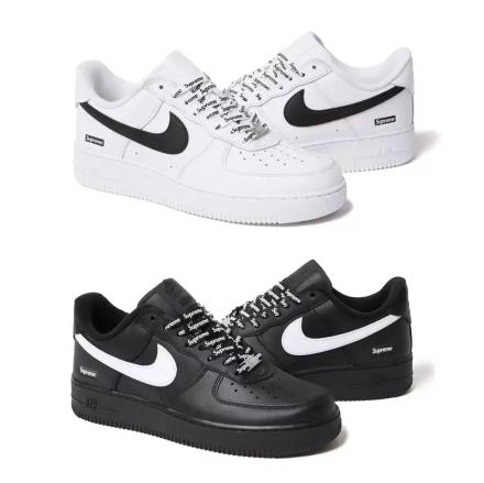 シュプリーム × ナイキ エアフォース 1 ロー 2色