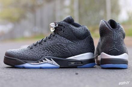NIKE AIR JORDAN 3LAB5 BLACK/BLACK-METALLIC SILVER