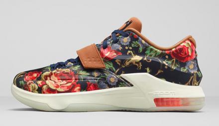 ナイキ KD 7 EXT フローラル QS ミッドナイト ネイビー/ブラック-ヘーゼルナッツ