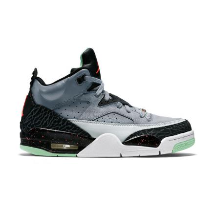 NIKE JORDAN SON OF LOW COOL GREY/INFRARED 23/BLACK/LIGHT POISON GREEN