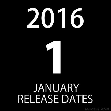 2016年1月発売予定のスニーカーまとめ