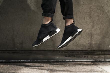 アディダス オリジナルス NMD CS1 プライムニット コア ブラック/ホワイト