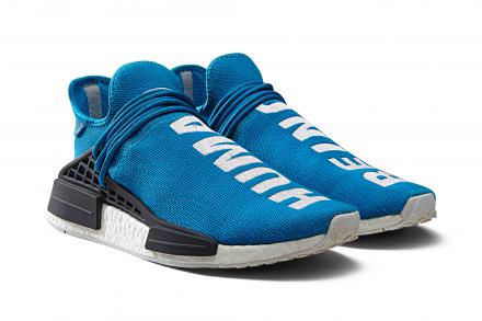 ファレル・ウィリアムズ × アディダス オリジナルス ヒューマン レース NMD シャープブルー/シャープブルー/ホワイト