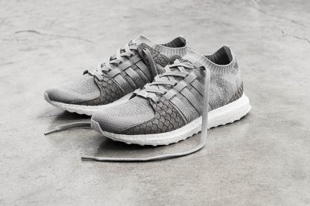 プシャ・T × アディダス オリジナルス EQT ブースト "キング・プッシュ" グレースケール