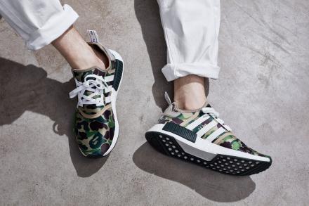 ア・ベイシング・エイプ × アディダス オリジナルス NMD_R1 全2色