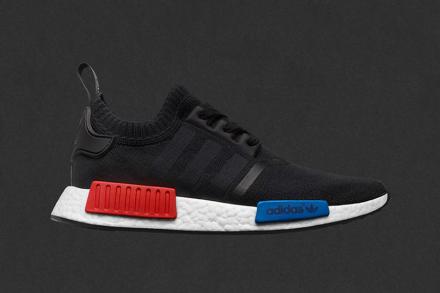 アディダス オリジナルス NMD ランナー1 プライムニット コア ブラック/ラッシュ レッド 