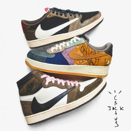 TRAVIS SCOTT(トラヴィス・スコット) × NIKE(ナイキ) の歴代コラボレーションモデル